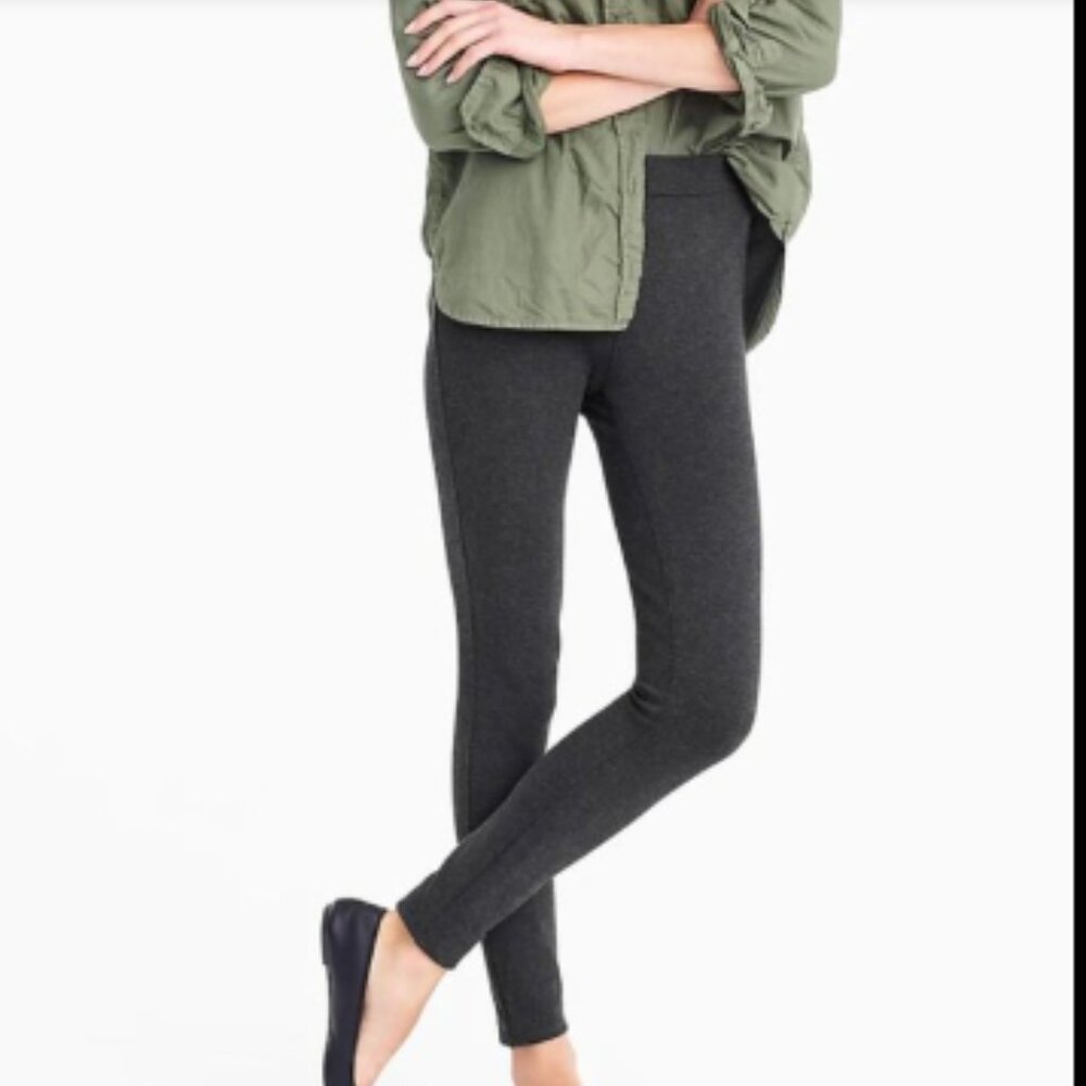 J. Crew Pixie Stretch Work Pants Gray - image 1